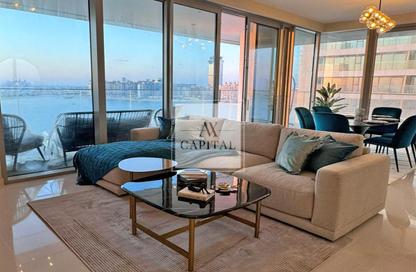Apartment - 3 Bedrooms - 3 Bathrooms for rent in Beach Isle Tower 2 - Beach Isle - EMAAR Beachfront - Dubai Harbour - Dubai