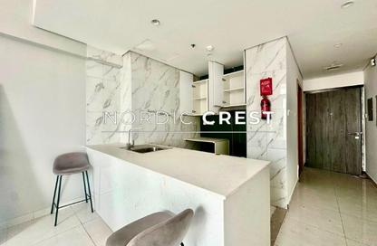 Apartment - Studio - 1 Bathroom for rent in Blue Waves Tower - Dubai Land Residence Complex - Dubai
