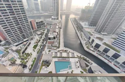 Apartment - Studio - 1 Bathroom for rent in Peninsula One - Peninsula - Business Bay - Dubai