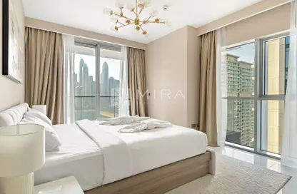 شقة - غرفة نوم - 1 حمام للبيع في برج Beach Isle 1 - بيتش آيل - إعمار بيتشفرونت - دبي هاربور - دبي