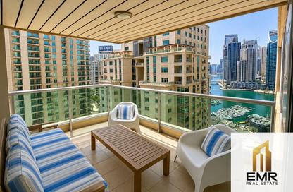 Apartment - 2 Bedrooms - 3 Bathrooms for rent in Al Mass Tower - Dubai Marina Towers - Dubai Marina - Dubai