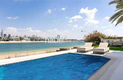 Villa - 5 Bedrooms - 6 Bathrooms for rent in Garden Homes Frond M - Garden Homes - Palm Jumeirah - Dubai