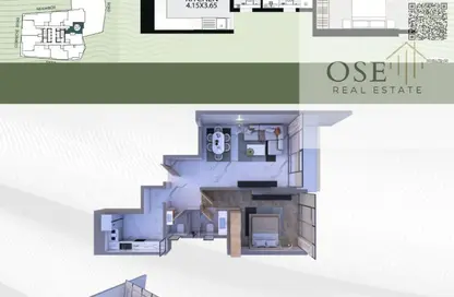 شقة - غرفة نوم - 2 حمامات للبيع في برج الوطن - طريق كورنيش عجمان - عجمان