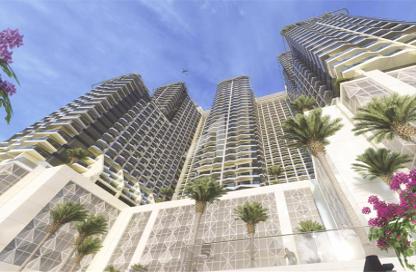 Apartment - 1 Bedroom - 2 Bathrooms for sale in Golf Views Seven City - JLT Cluster Z - Jumeirah Lake Towers - Dubai