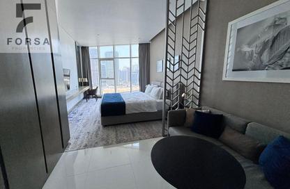 Apartment - Studio - 1 for rent in Damac Maison Prive A - Damac Maison Prive - Business Bay - Dubai