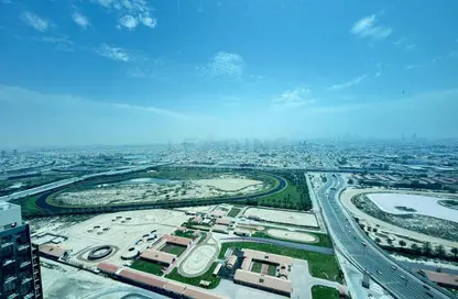 Office Space - 1 Bedroom - 1 Bathroom for rent in Churchill Towers - Business Bay - Dubai