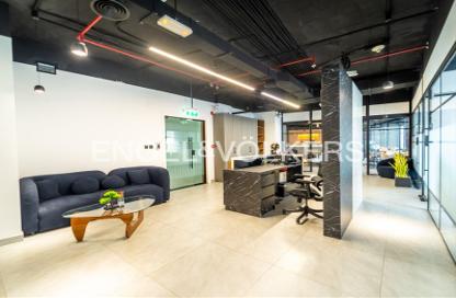 Office Space - Studio - 1 Bathroom for rent in I Rise Tower - Barsha Heights (Tecom) - Dubai