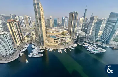 Apartment - 1 Bedroom - 2 Bathrooms for rent in Bay Central Tower Central - Bay Central - Dubai Marina - Dubai