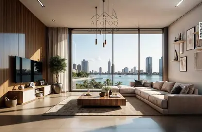 Apartment - 2 Bedrooms - 3 Bathrooms for sale in Corniche Tower - Ajman Corniche Road - Ajman