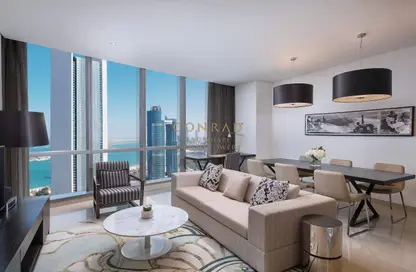 Hotel  and  Hotel Apartment - 2 Bedrooms - 2 Bathrooms for rent in Conrad Abu Dhabi Etihad Towers - Etihad Towers - Corniche Road - Abu Dhabi