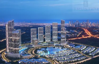 Apartment - 1 Bedroom - 1 Bathroom for sale in 320 Riverside Crescent - Sobha Hartland II - Bukadra - Dubai