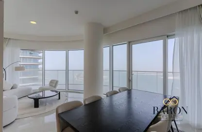 Apartment - 3 Bedrooms - 3 Bathrooms for rent in Grand Bleu Tower 1 - EMAAR Beachfront - Dubai Harbour - Dubai