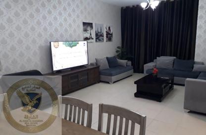 Apartment - 1 Bedroom - 2 Bathrooms for rent in Orient Tower 1 - Orient Towers - Al Bustan - Ajman