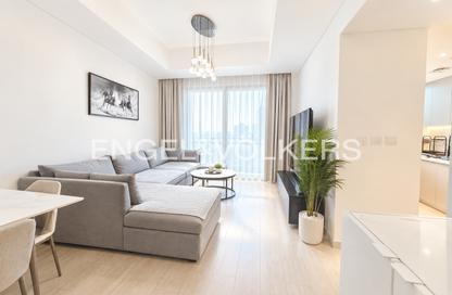 Apartment - 1 - 2 for rent in Fawad Azizi Residence - Dubai Healthcare City 2 - Al Jaddaf - Dubai