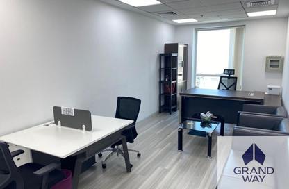Office Space - Studio - 4 Bathrooms for rent in Latifa Tower - Sheikh Zayed Road - Dubai