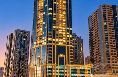Apartment - 2 Bedrooms - 3 Bathrooms for rent in Al Waleed Tower - Al Qasba - Sharjah