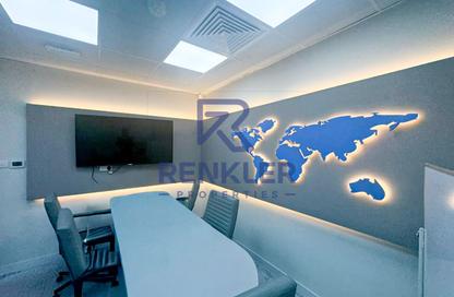 Office Space - Studio - 1 Bathroom for rent in Almas Tower - Jumeirah Lake Towers - Dubai