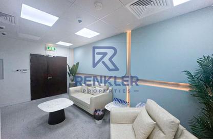 Office Space - Studio - 1 Bathroom for rent in Almas Tower - Jumeirah Lake Towers - Dubai