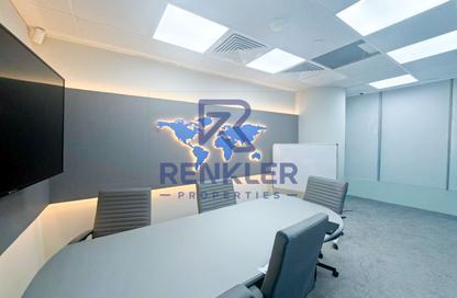 Office Space - Studio - 1 Bathroom for rent in Almas Tower - Jumeirah Lake Towers - Dubai