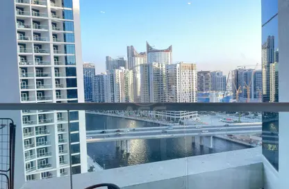 Apartment - Studio - 1 Bathroom for rent in Damac Maison Prive A - Damac Maison Prive - Business Bay - Dubai