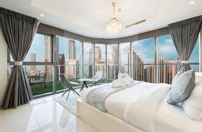 Apartment - 3 Bedrooms - 3 Bathrooms for rent in Paramount Tower Hotel  and  Residences - Business Bay - Dubai