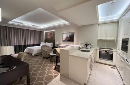 Apartment - Studio - 1 for rent in Kempinski Blvd (The address Blvd) - Downtown Dubai - Dubai