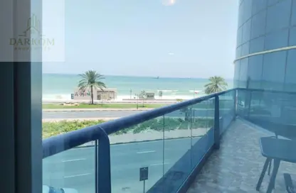 Apartment - 1 Bedroom - 2 Bathrooms for sale in Corniche Tower - Ajman Corniche Road - Ajman