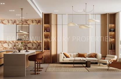 Apartment - 1 Bedroom - 2 Bathrooms for sale in Binghatti Skyflame 1 - Binghatti Skyflame - Majan - Dubai