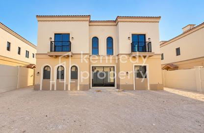 Villa - 5 - 6 for rent in Toledo - Bloom Living - Zayed City (Khalifa City C) - Khalifa City - Abu Dhabi