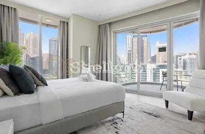 Apartment - 1 Bedroom - 2 Bathrooms for rent in Marina Star - Dubai Marina - Dubai