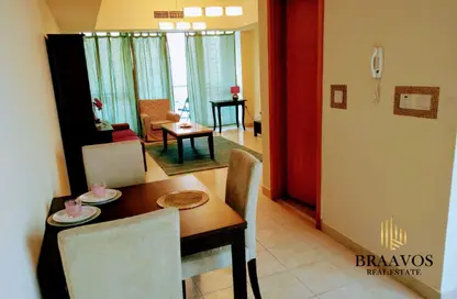 شقة - غرفة نوم - 2 حمامات للايجار في A - برج الأمواج - برج الأمواج - دبي مارينا - دبي