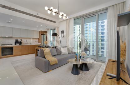 Apartment - 1 - 2 for sale in Beach Isle Tower 1 - Beach Isle - Emaar Beachfront - Dubai Harbour - Dubai