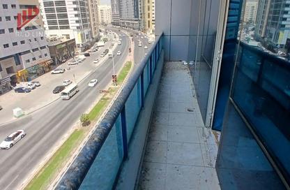 Apartment - 2 Bedrooms - 2 Bathrooms for rent in Thuraya Al Majaz Building - Al Majaz 3 - Al Majaz - Sharjah