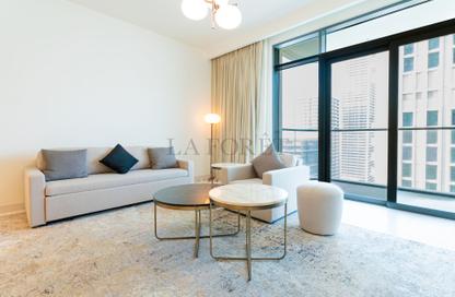 Apartment - 1 - 1 for rent in Marina Vista Tower 1 - Marina Vista - Emaar Beachfront - Dubai Harbour - Dubai