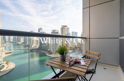 Apartment - 1 - 2 for rent in Bay Central Tower Central - Bay Central - Dubai Marina - Dubai