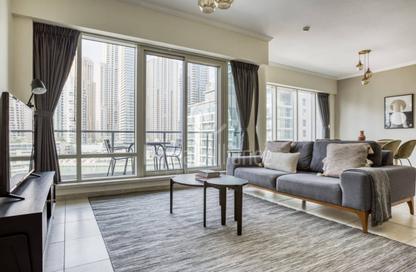 Apartment - 2 - 2 for rent in Al Majara 3 - Al Majara Towers - Dubai Marina - Dubai