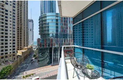 Apartment - Studio - 1 Bathroom for rent in Bay Central 2 - Dubai Marina - Dubai