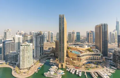 Apartment - 1 Bedroom - 1 Bathroom for rent in Bay Central Tower Central - Bay Central - Dubai Marina - Dubai