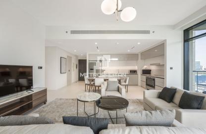 Apartment - 3 - 3 for rent in Marina Vista Tower 1 - Marina Vista - Emaar Beachfront - Dubai Harbour - Dubai