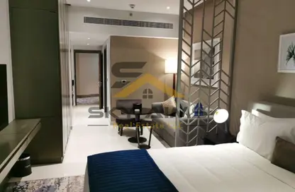 Apartment - Studio - 1 Bathroom for rent in Damac Maison Prive A - Damac Maison Prive - Business Bay - Dubai