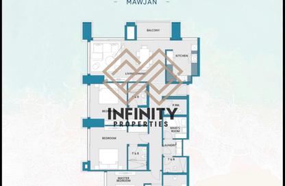 Apartment - 3 Bedrooms - 3 Bathrooms for sale in Mawjan Tower - Ajman Corniche Road - Ajman Apartment - 3 Bedrooms - 3 Bathrooms for sale in Mawjan Tower - Ajman Corniche Road - Ajman