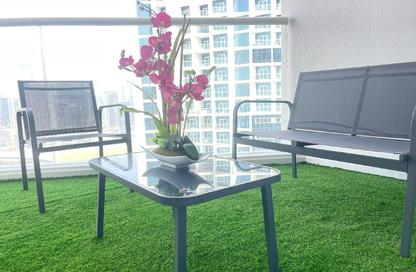Apartment - Studio - 1 Bathroom for rent in Damac Maison Prive B - Damac Maison Prive - Business Bay - Dubai