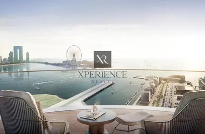 شقة - غرفة نوم - 2 حمامات للبيع في برج Seapoint 1 - سي بوينت - إعمار بيتشفرونت - دبي هاربور - دبي