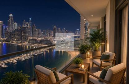 Apartment - 2 - 2 for rent in Marina Vista Tower 2 - Marina Vista - Emaar Beachfront - Dubai Harbour - Dubai