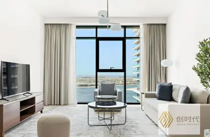 شقة - غرفة نوم - 1 حمام للايجار في برج Marina Vista 1 - مارينا فيستا - إعمار بيتشفرونت - دبي هاربور - دبي