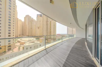 Apartment - 2 Bedrooms - 3 Bathrooms for rent in Trident Grand Residence - Dubai Marina - Dubai