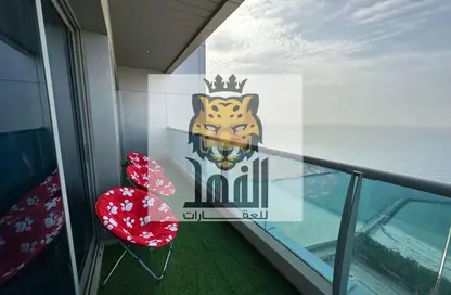 Apartment - 1 Bedroom - 2 Bathrooms for rent in Ajman Corniche Residences - Ajman Corniche Road - Ajman