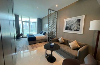 Apartment - Studio - 1 Bathroom for rent in Damac Maison Prive B - Damac Maison Prive - Business Bay - Dubai