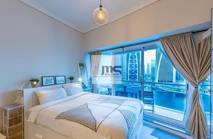 Apartment - Studio - 1 Bathroom for rent in Lake Terrace - JLT Cluster D - Jumeirah Lake Towers - Dubai