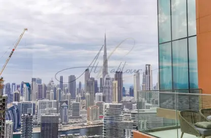 دوبلكس - غرفة نوم - 2 حمامات للبيع في فندق ومساكن إس إل إس دبي - الخليج التجاري - دبي